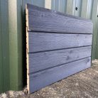 Charred Cladding Siberian larch Horizontal boards Graphite Timberulove