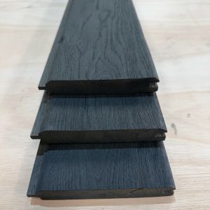 Charred Oak TGV Timber Cladding Boards | Graphite
