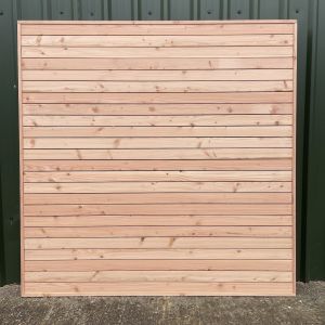 Douglas Fir Timber Contemporary Fencing Panels