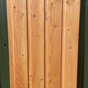 ShipLap cladding boards Douglas Fir Treated Teknos Clear Oil