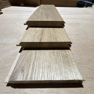 Oak Timber Cladding TGV Boards 22mm x 120mm Smooth finish