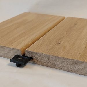 Oak Timber Hidden Fix Decking Board - 22mm Smooth finish