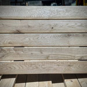 Solid Oak Timber Rainscreen Cladding Boards Hardwood 22mm