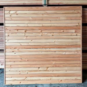 Treated Slatted Fencing Panels Douglas Fir Timber