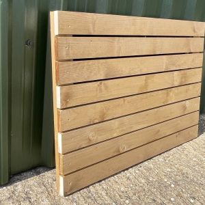 Treated Fencing Timber Slats Scandinavian Spruce | Oak Colour