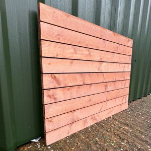 Slow Grown Treated Softwood Fencing Elements Slats Chestnut Colour