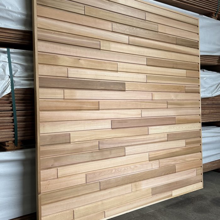 Cedar Timber Fence Panels | Vertical