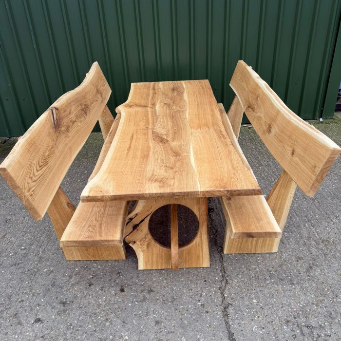 Solid Oak Garden Furniture set
