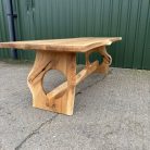 Solid Oak Hand Made garden table