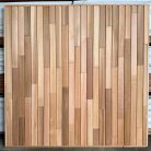 Wester Red Cedar Timber Fence Panels | Vertical