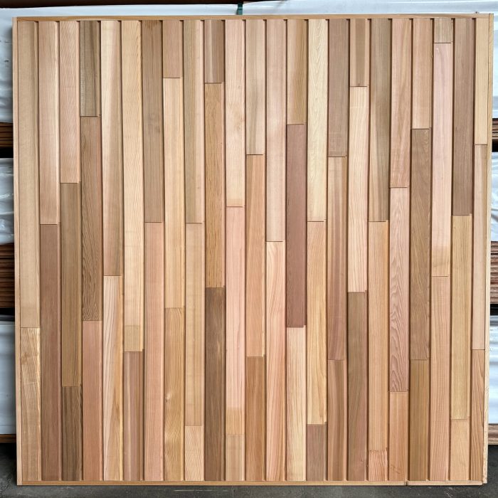 Wester Red Cedar Timber Fence Panels | Vertical